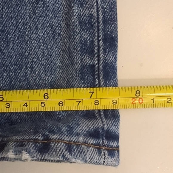 GAP Blue Straight Selvedge Jeans Classic Denim - Picture 6 of 10